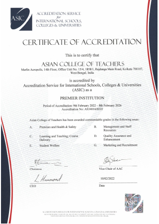ACT accredited by ASIC