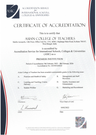 ACT accredited by ASIC